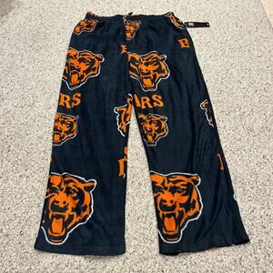 NWT NFL Chicago Bears Fleece Pajama Pants Sz L Lounge Football Cozy Pockets